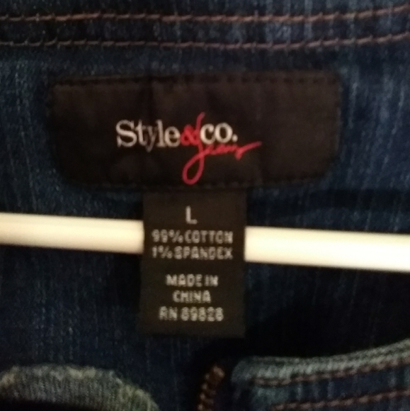 99%' Cotton Style & Co. Jacket - Picture 2 of 3